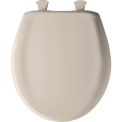 Bemis 200SLOWT Classic Colors® Round Plastic Toilet Seat Featuring Stay·Tite® Seat Fastening System™, Whisper·Close®, and Easy·Clean® - Blush