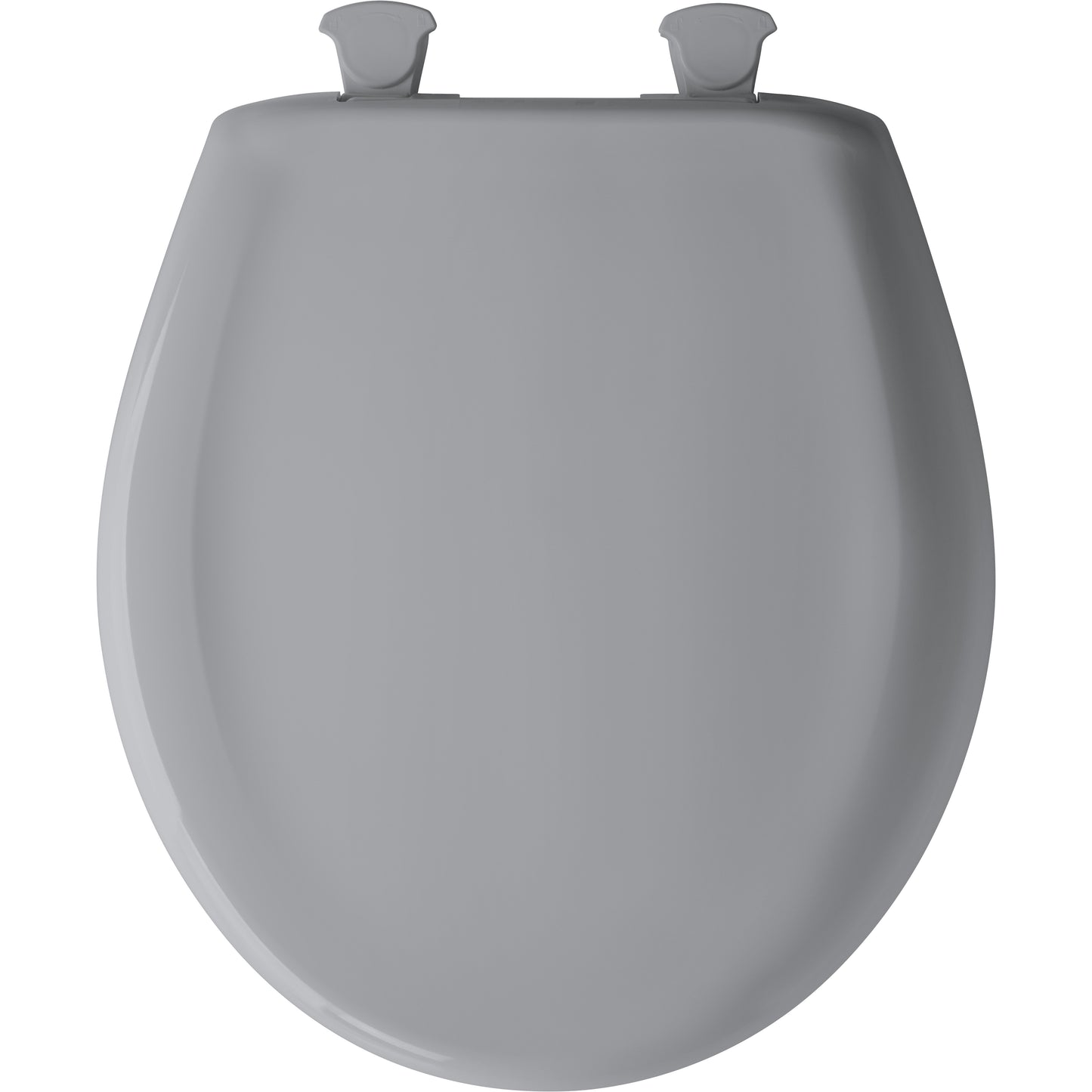 Bemis 200SLOWT Classic Colors® Round Plastic Toilet Seat Featuring Stay·Tite® Seat Fastening System™, Whisper·Close®, and Easy·Clean® - Country Grey