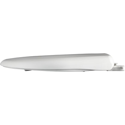 Bemis 200SLOWT Classic Colors® Round Plastic Toilet Seat Featuring Stay·Tite® Seat Fastening System™, Whisper·Close®, and Easy·Clean® - Crane White
