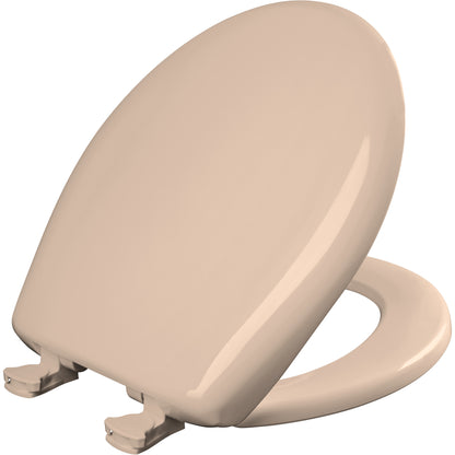 Bemis 200SLOWT Classic Colors® Round Plastic Toilet Seat Featuring Stay·Tite® Seat Fastening System™, Whisper·Close®, and Easy·Clean® - Desert Bloom