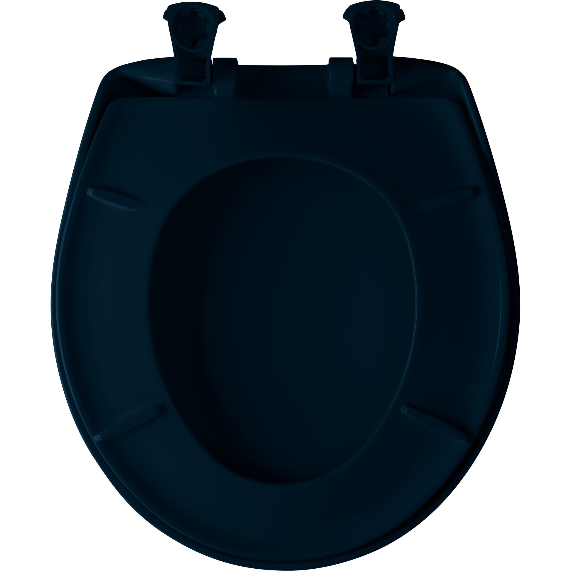 Bemis 200SLOWT Classic Colors® Round Plastic Toilet Seat Featuring Stay·Tite® Seat Fastening System™, Whisper·Close®, and Easy·Clean® - Heron Blue