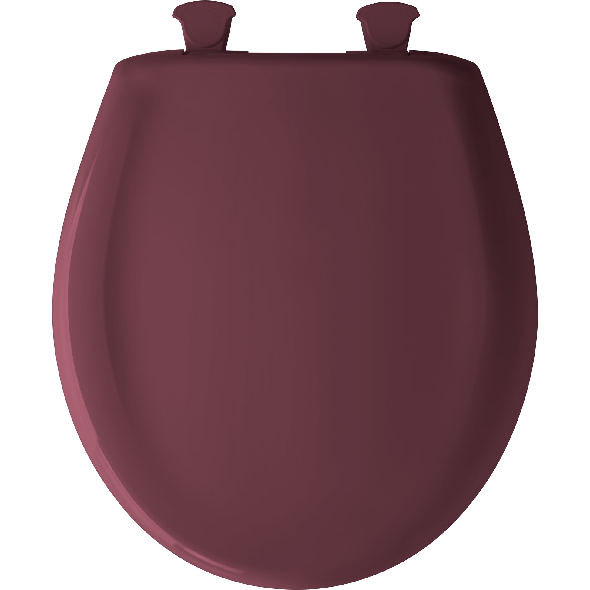 Bemis 200SLOWT Classic Colors® Round Plastic Toilet Seat Featuring Stay·Tite® Seat Fastening System™, Whisper·Close®, and Easy·Clean® - Loganberry