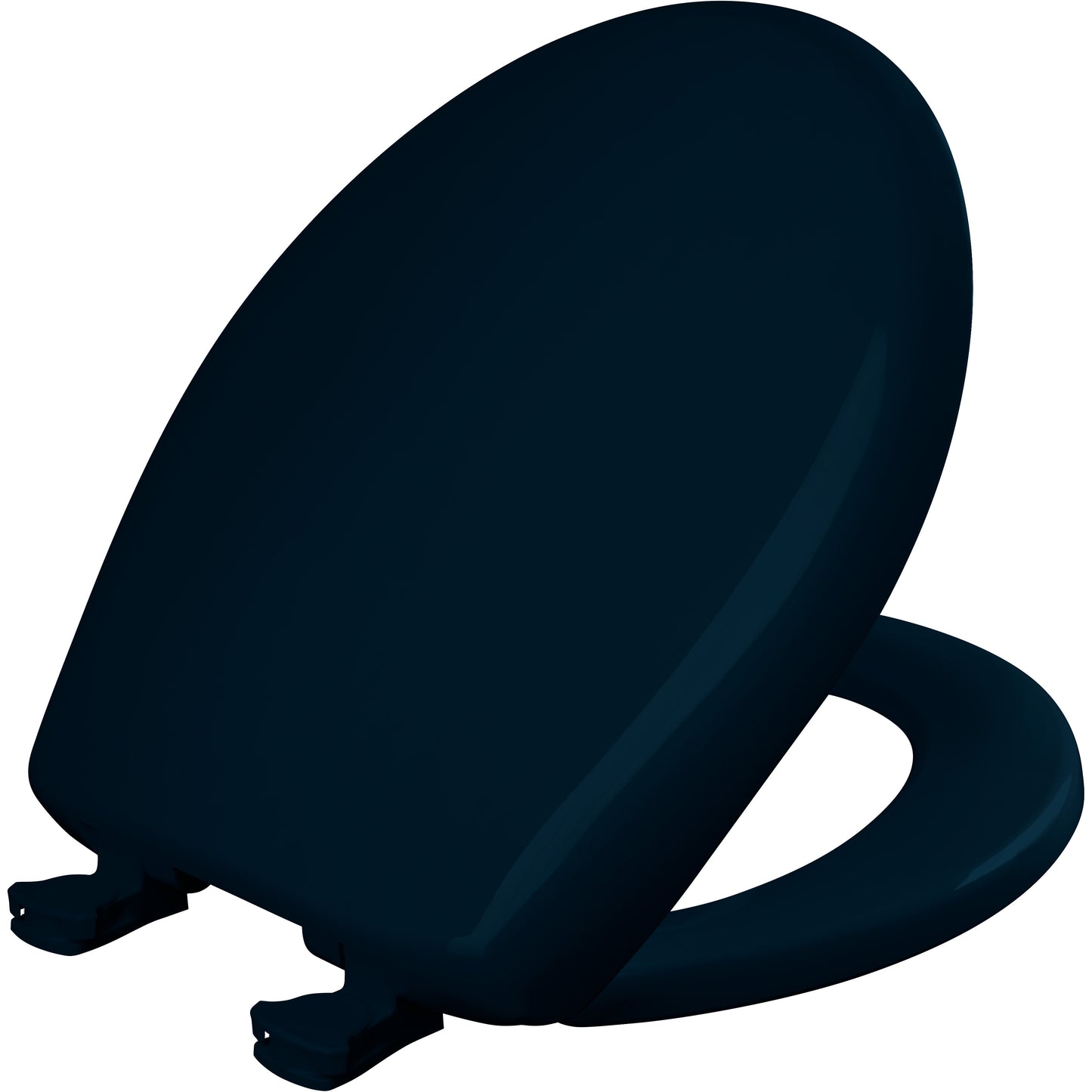 Bemis 200SLOWT Classic Colors® Round Plastic Toilet Seat Featuring Stay·Tite® Seat Fastening System™, Whisper·Close®, and Easy·Clean® - Navy