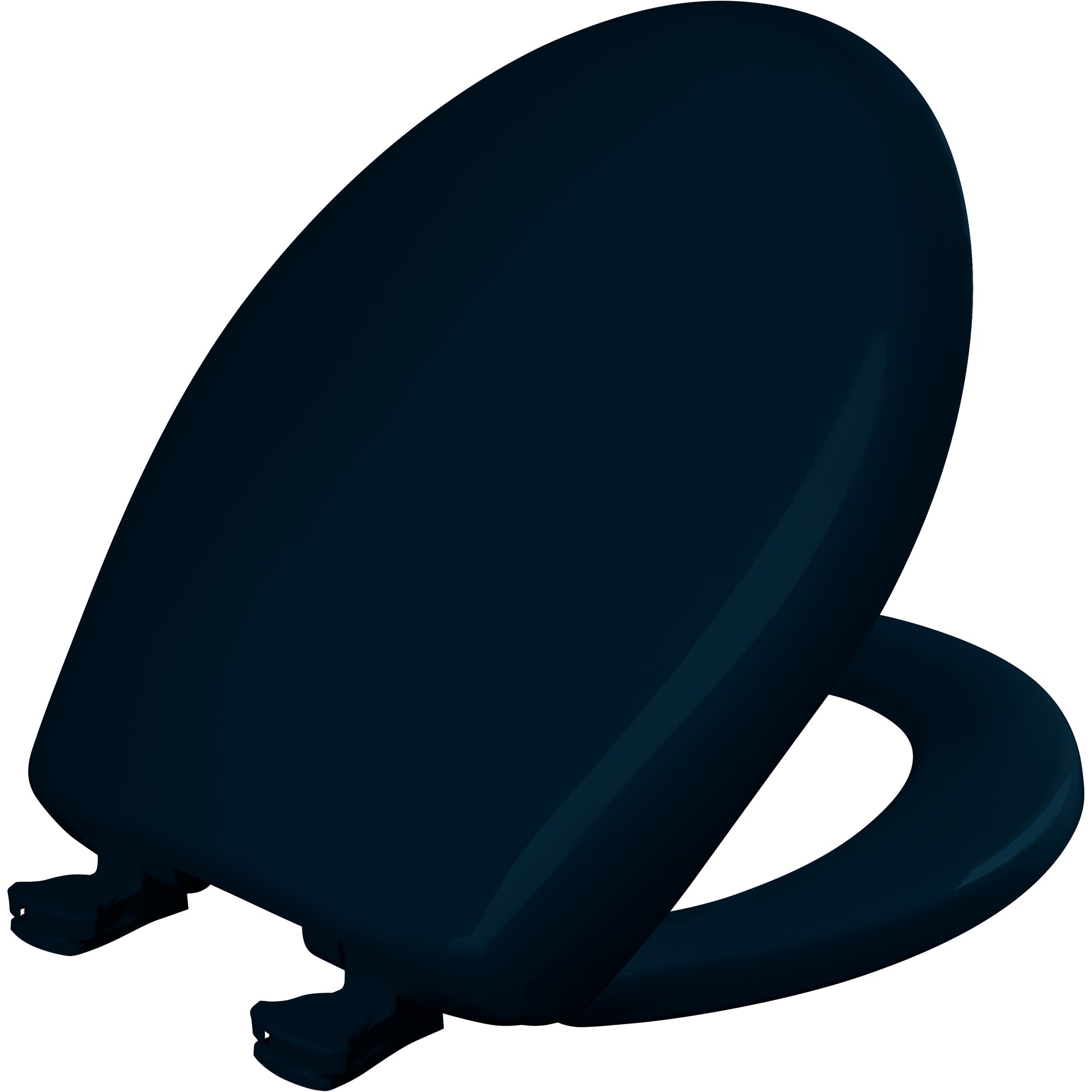 Bemis 200SLOWT Classic Colors® Round Plastic Toilet Seat Featuring Stay·Tite® Seat Fastening System™, Whisper·Close®, and Easy·Clean® - Navy