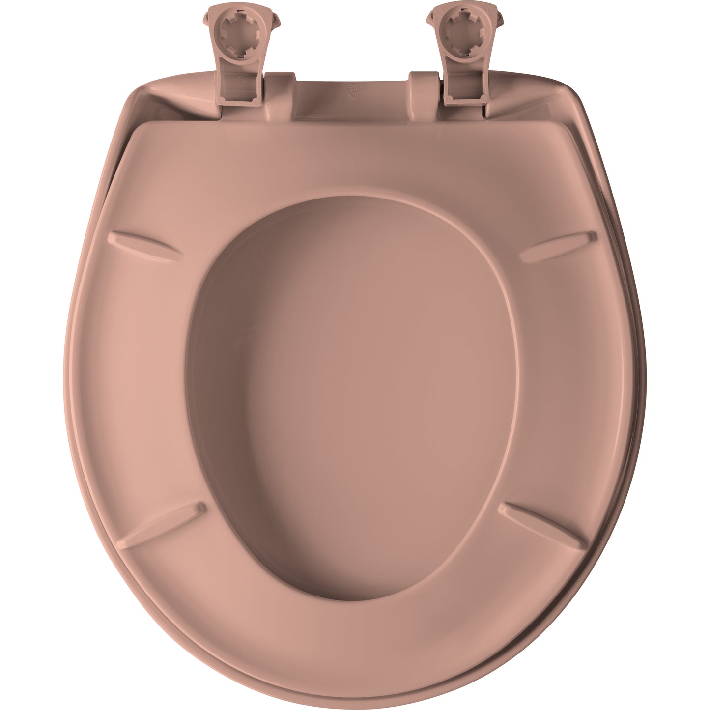Bemis 200SLOWT Classic Colors® Round Plastic Toilet Seat Featuring Stay·Tite® Seat Fastening System™, Whisper·Close®, and Easy·Clean® - Wild Rose