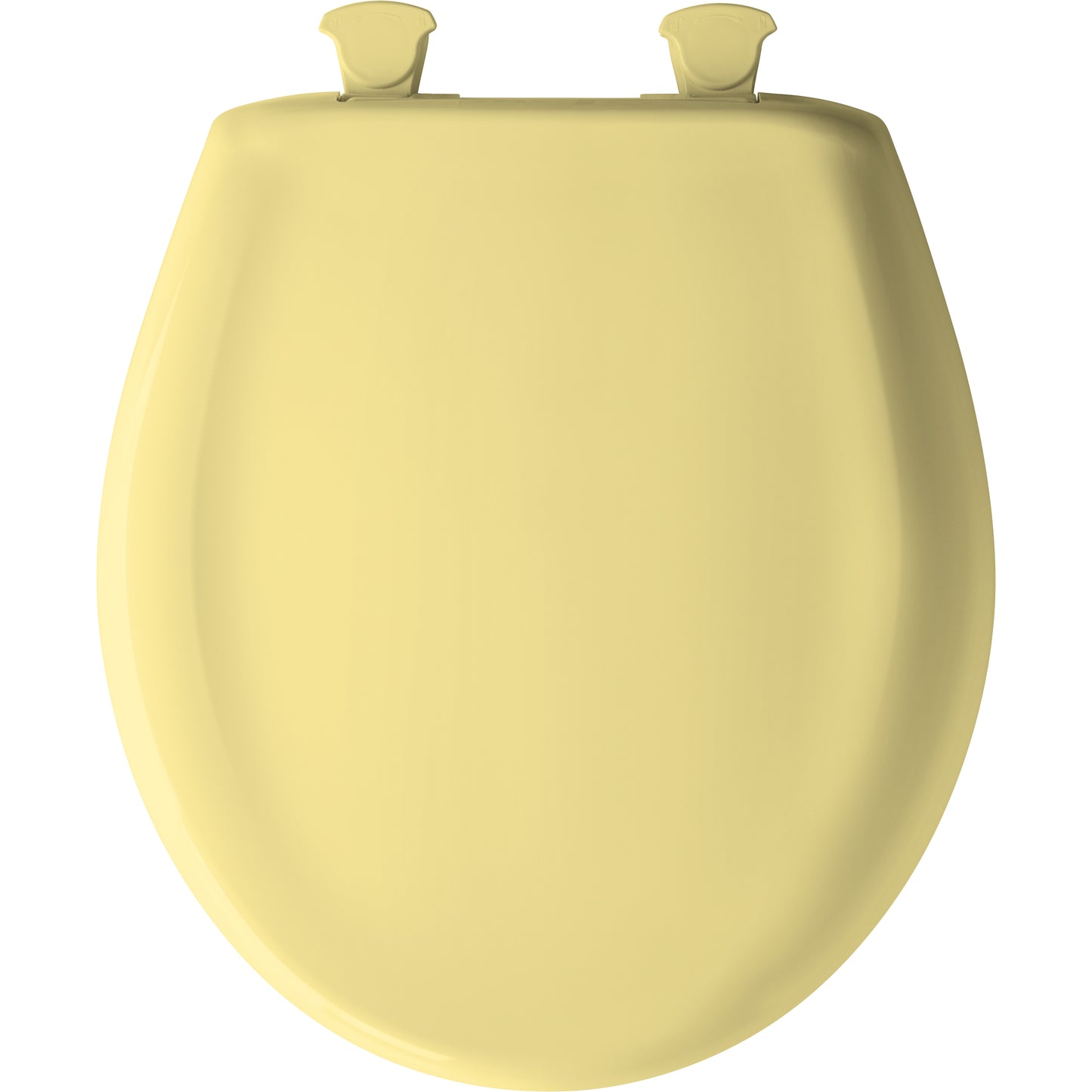 Bemis 200SLOWT Classic Colors® Round Plastic Toilet Seat Featuring Stay·Tite® Seat Fastening System™, Whisper·Close®, and Easy·Clean® - Yellow