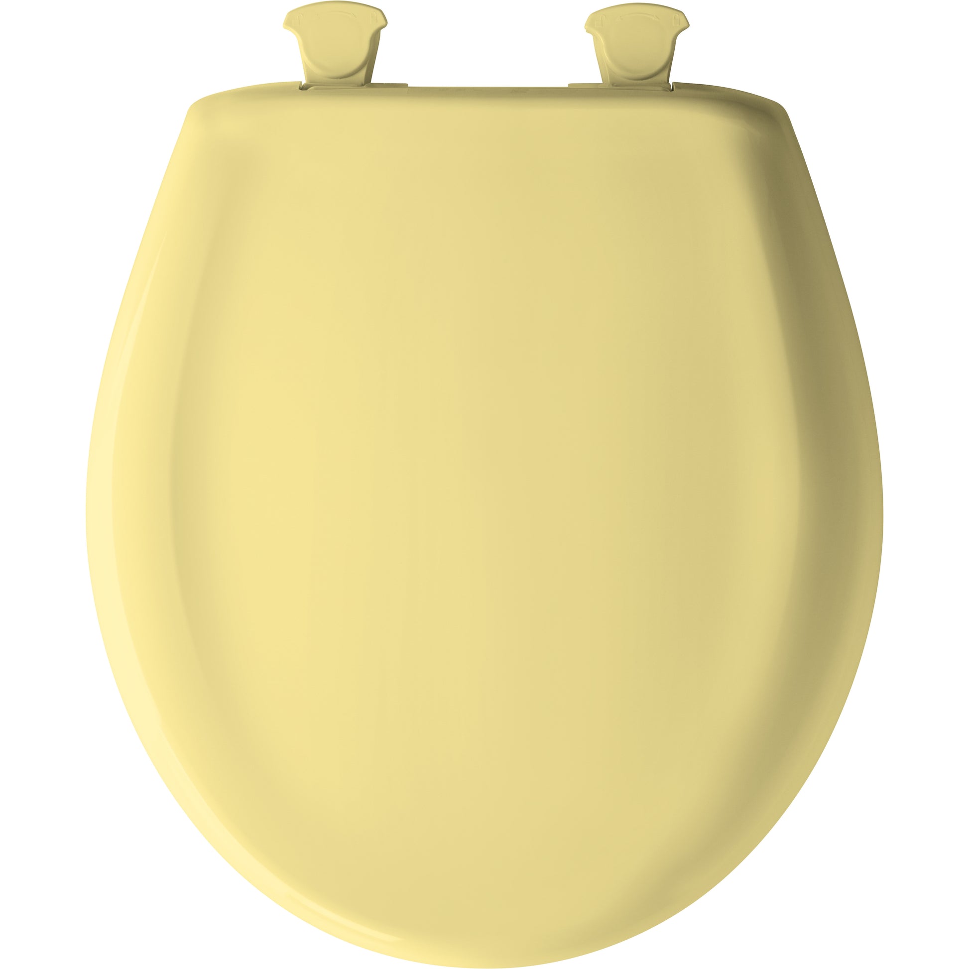 Bemis 200SLOWT Classic Colors® Round Plastic Toilet Seat Featuring Stay·Tite® Seat Fastening System™, Whisper·Close®, and Easy·Clean® - Yellow