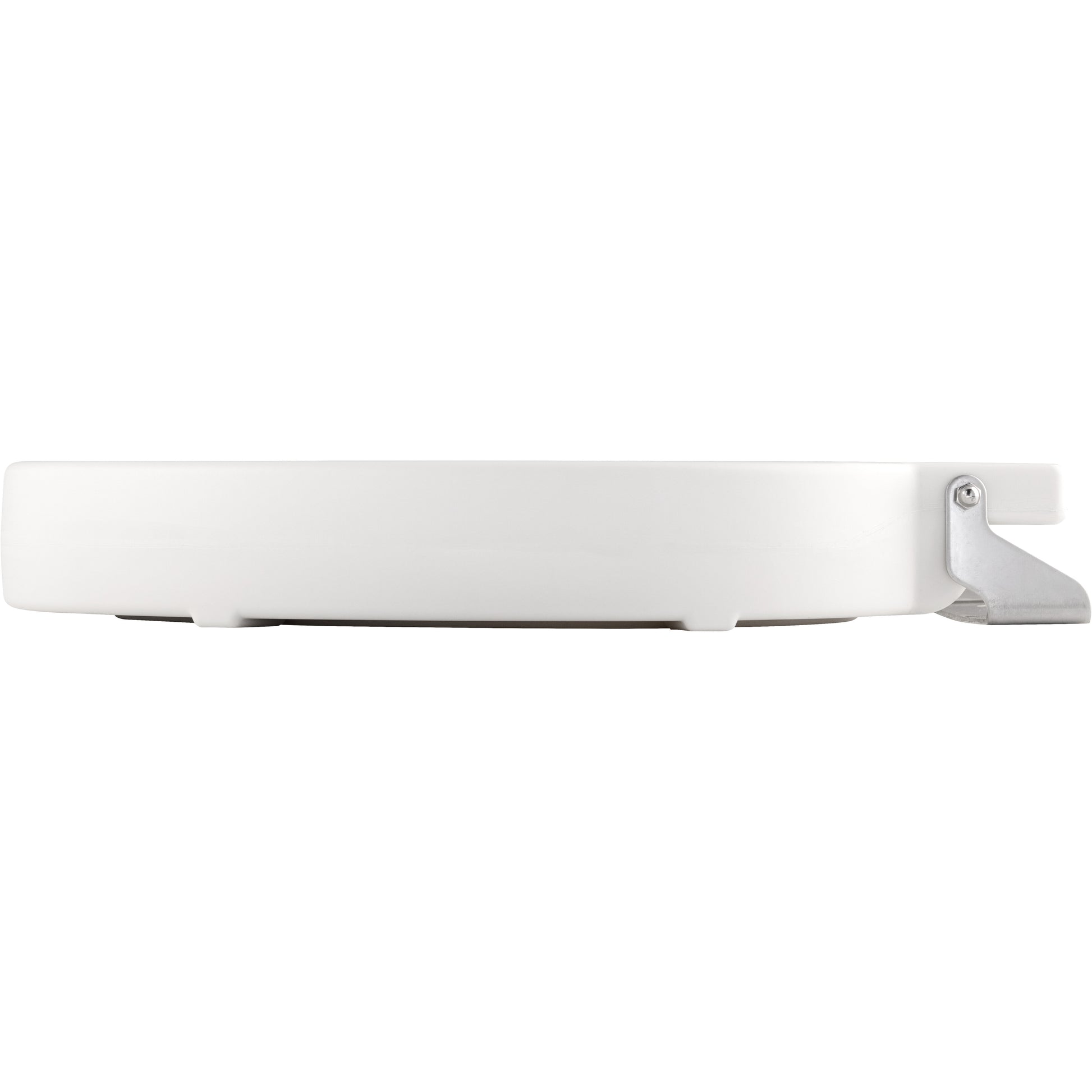Bemis 4LET Elongated Plastic Closed Front Less Cover with Stay·Tite® Commercial Fastening System™ - White