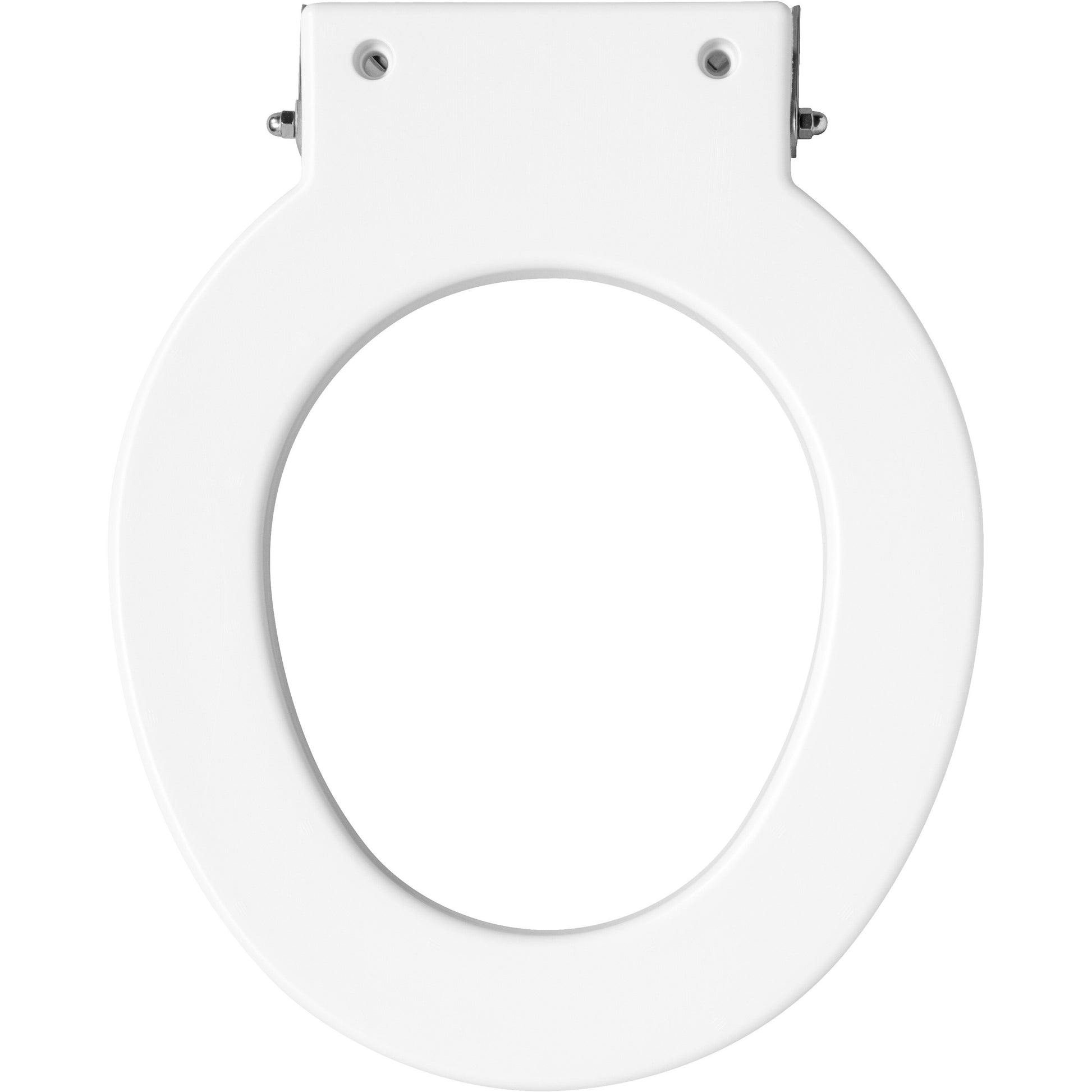 Bemis 4LRT Round Plastic Closed Front Less Cover with Stay·Tite® Commercial Fastening System™ - White