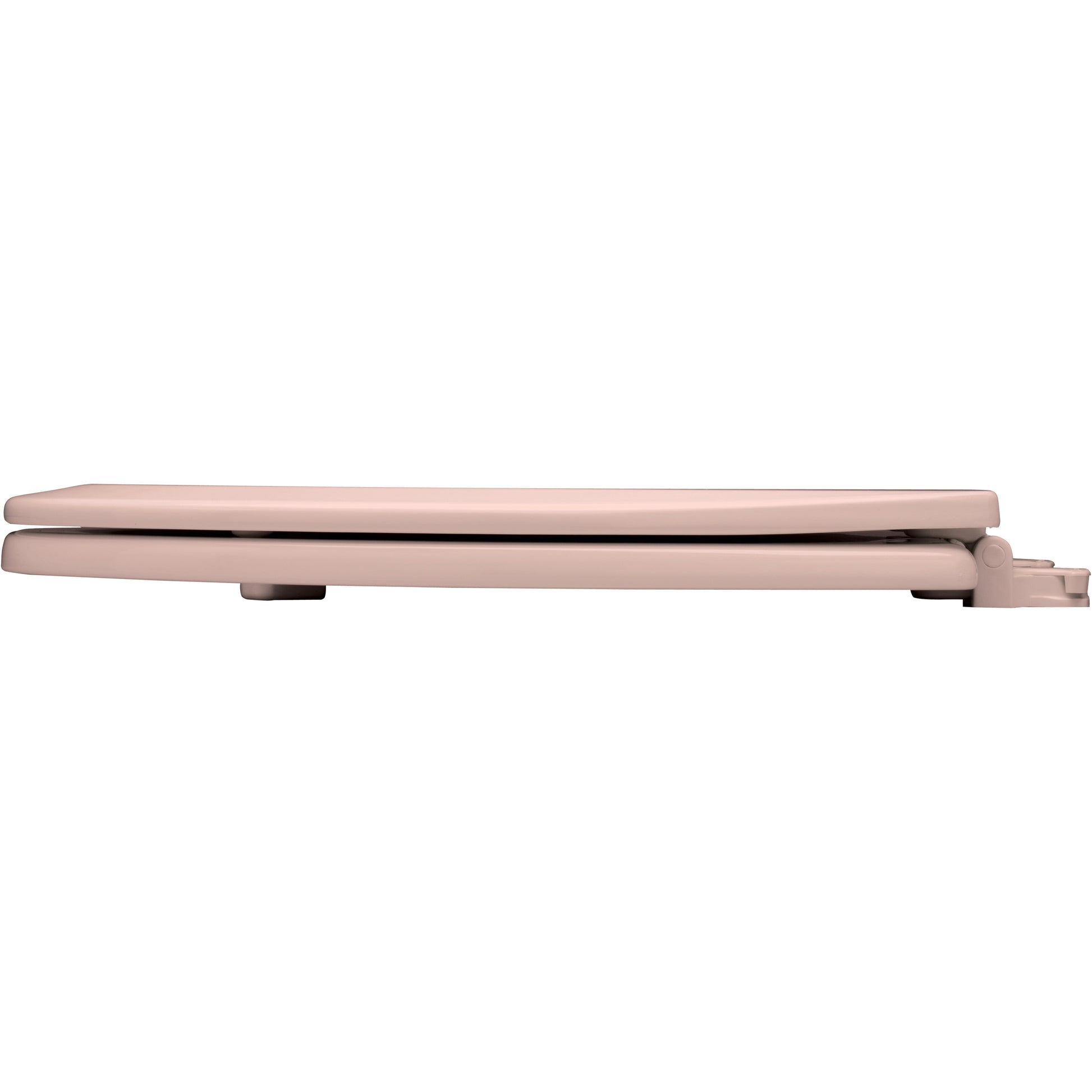 Bemis 500EC Round Enameled Wood Closed Front with Cover Featuring Easy·Clean® Hinges - Venetian Pink