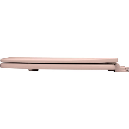 Bemis 500EC Round Enameled Wood Closed Front with Cover Featuring Easy·Clean® Hinges - Venetian Pink