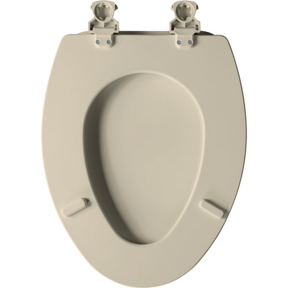 Bemis 540EC Church Round Enameled Wood Toilet Seat Featuring Easy·Clean® - Bone