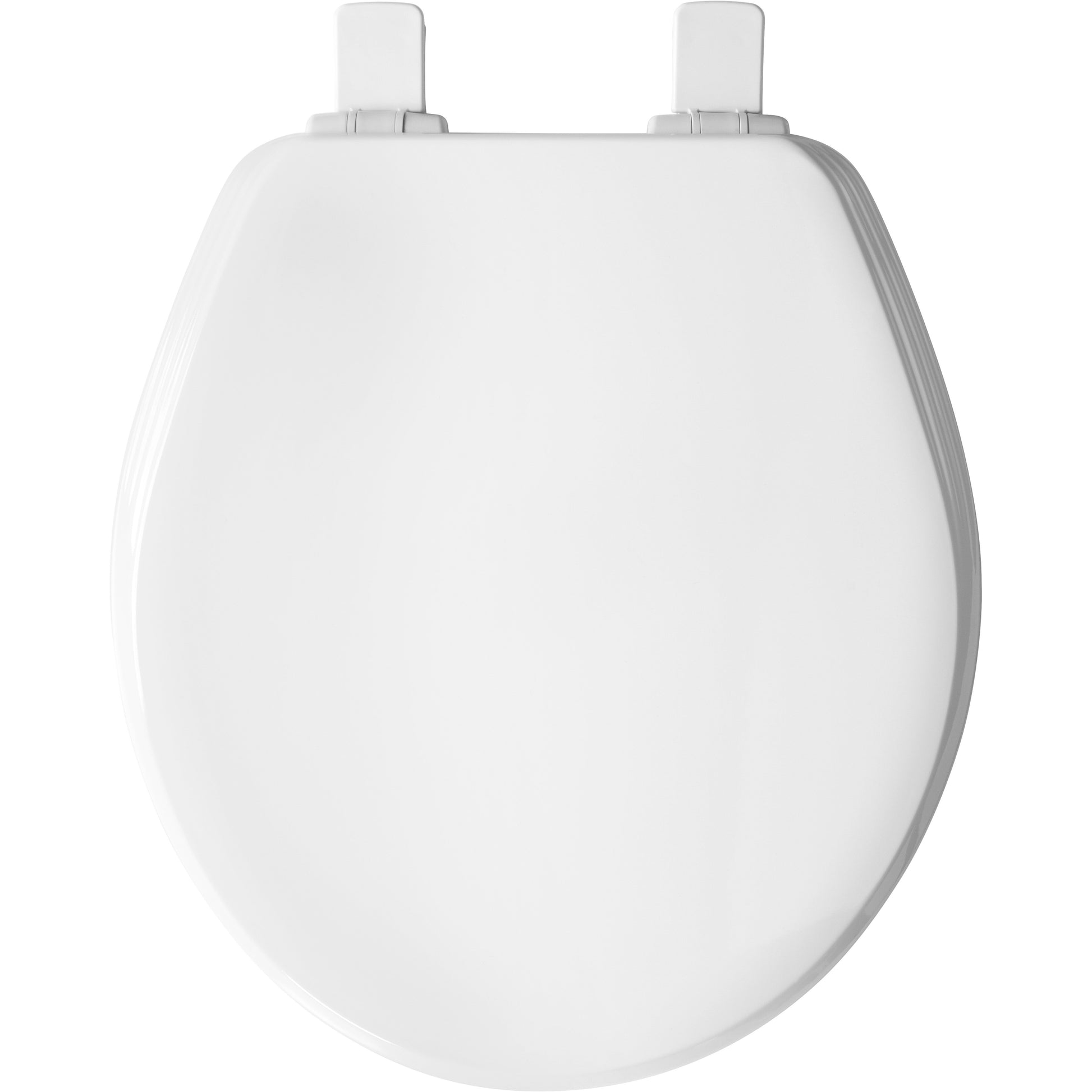 Bemis 600E4 Ashland™ Round Enameled Wood Toilet Seat in White Featuring Stay·Tite® Seat Fastening System™, Whisper·Close®, Easy·Clean®, and Precision·Fit® - White