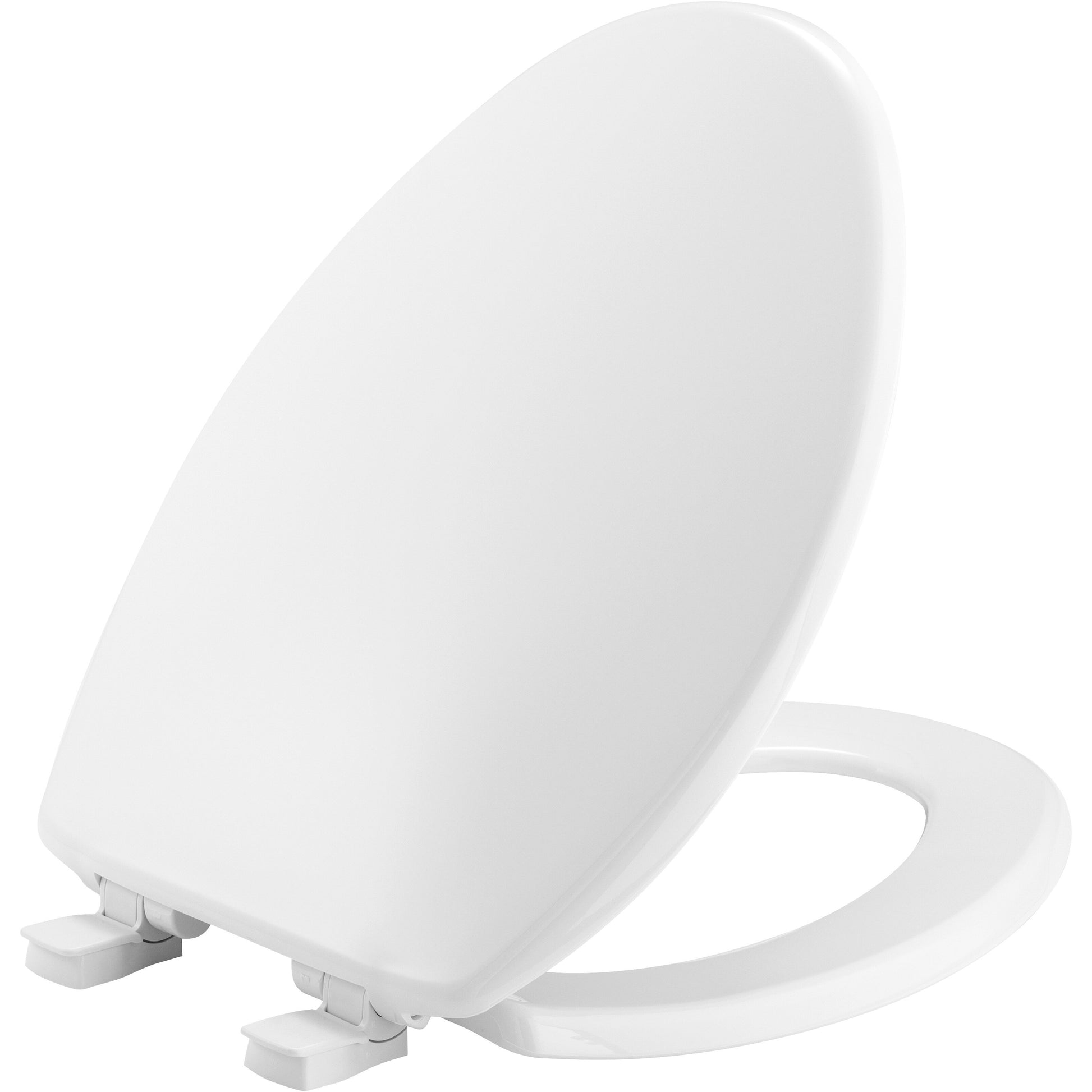 Bemis 7300SLEC Elongated Plastic Toilet Seat in White Featuring Easy·Clean® and Whisper·Close® - White