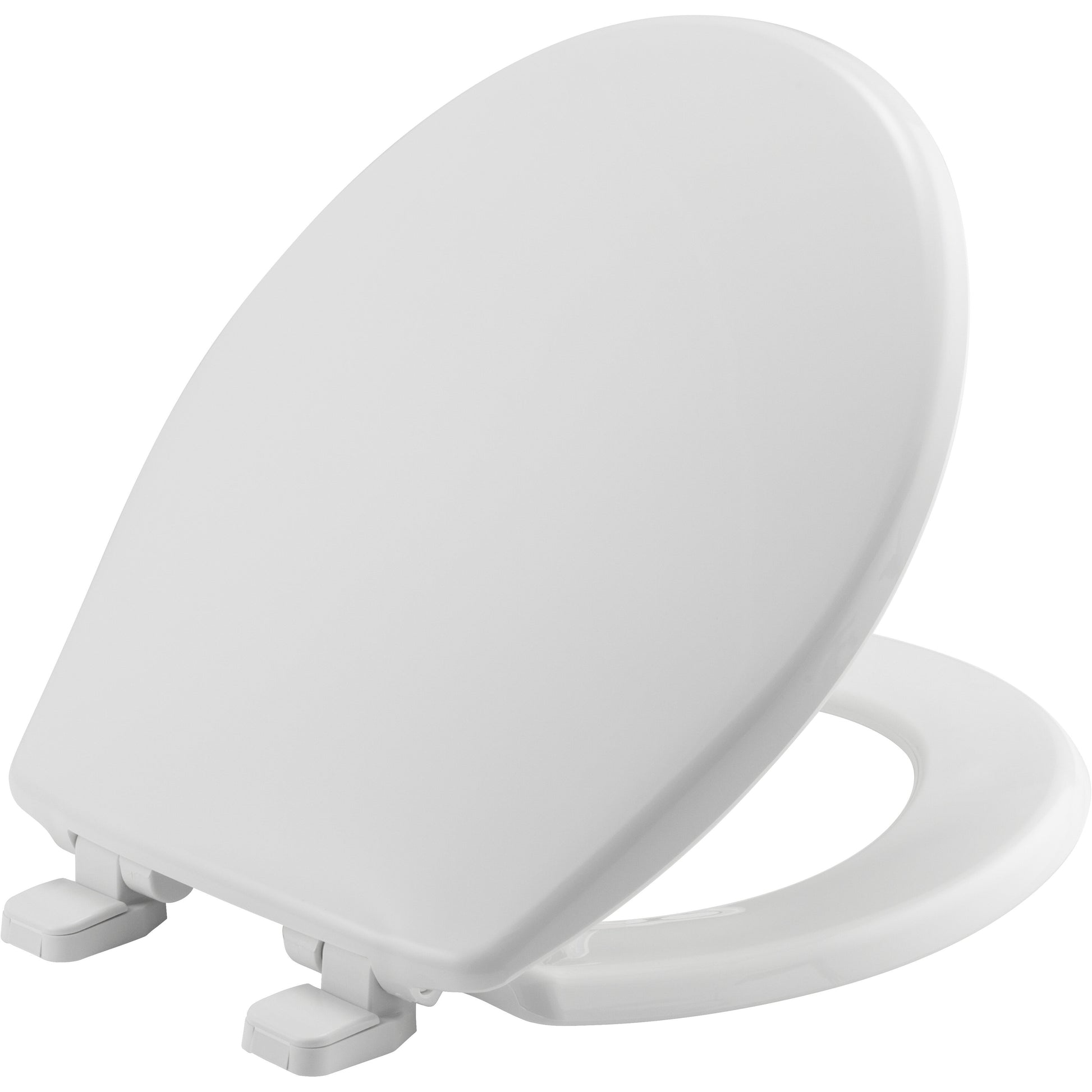 Bemis 730SL Round Hospitality Plastic Toilet Seat in White with Stay·Tite® Seat Fastening System™ and Whisper·Close® - White