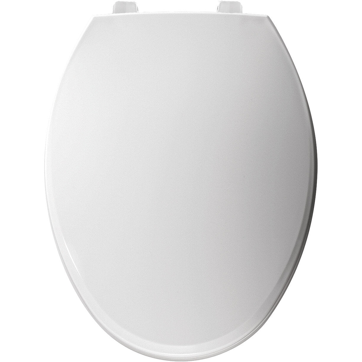 Bemis 7600T Elongated Hospitality Plastic Toilet Seat in White with Stay·Tite® Commercial Fastening System™ - White