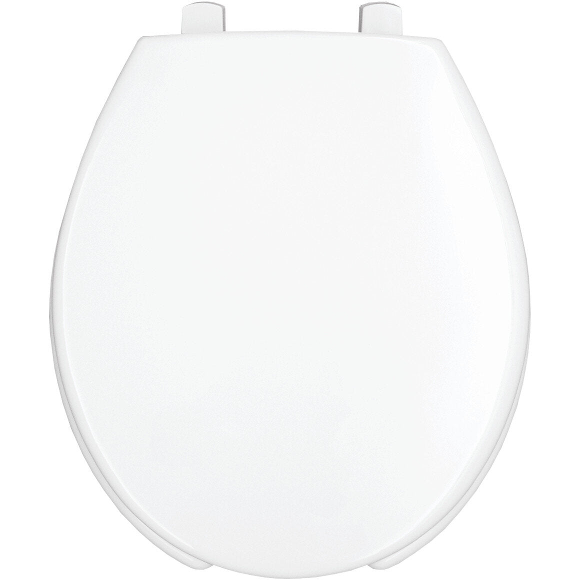Bemis 7750TDG Round Open Front With Cover Hospitality Commercial Plastic Toilet Seat in White Stay·Tite® Commercial Fastening System™ and DuraGuard® - White