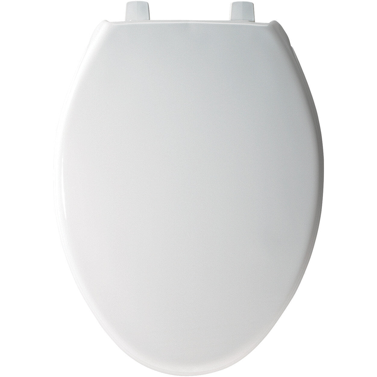 Bemis 7800TDG Elongated Hospitality Plastic Toilet Seat in White Featuring Stay·Tite® Commercial Fastening System™ and DuraGuard® - White