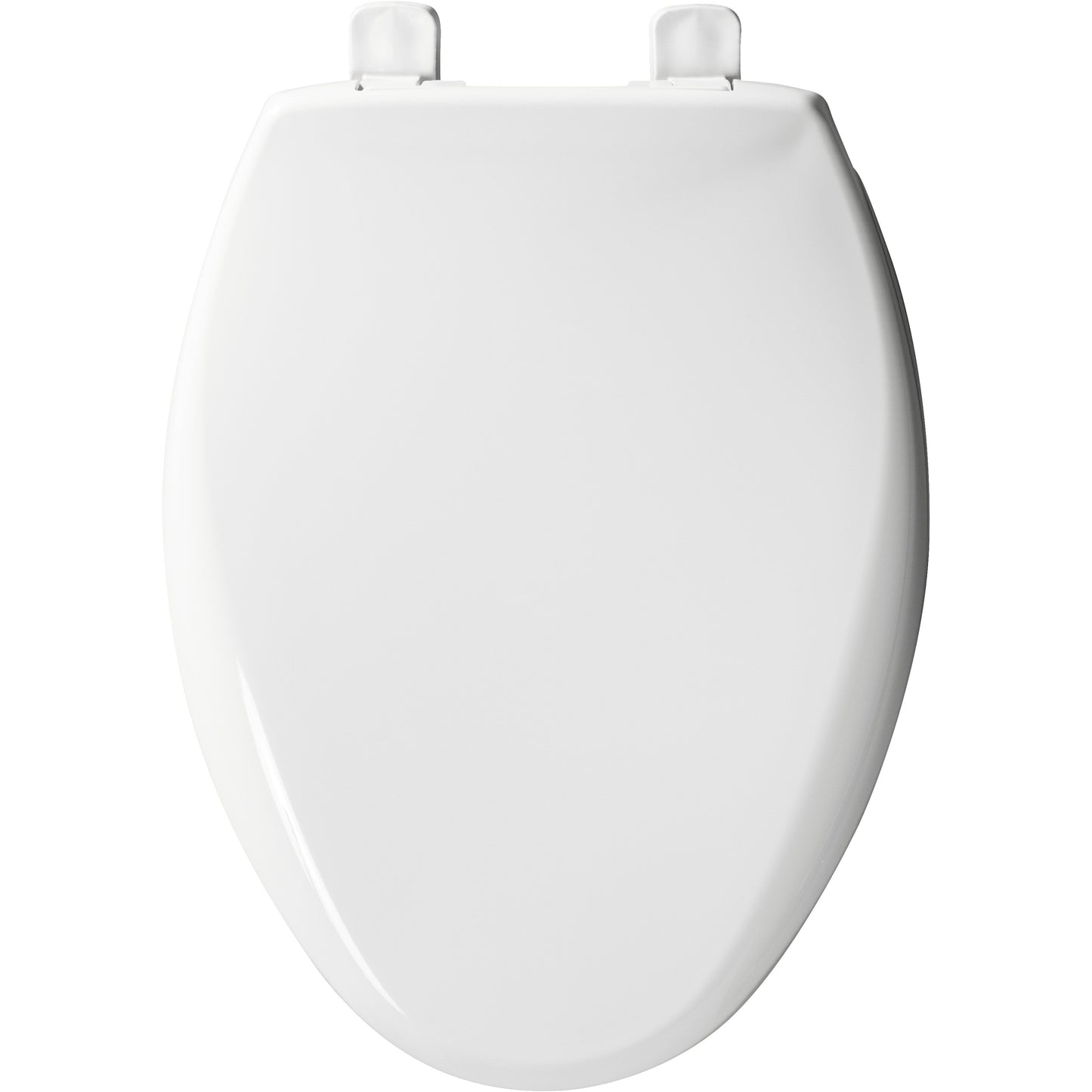 Bemis 7900TDGSL Elongated Hospitality Commercial Plastic Closed Front with Cover Toilet Seat in White Featuring Stay·Tite® Commercial Fastening System™, Whisper·Close®, Super·Grip® Bumpers, and DuraGuard® - White