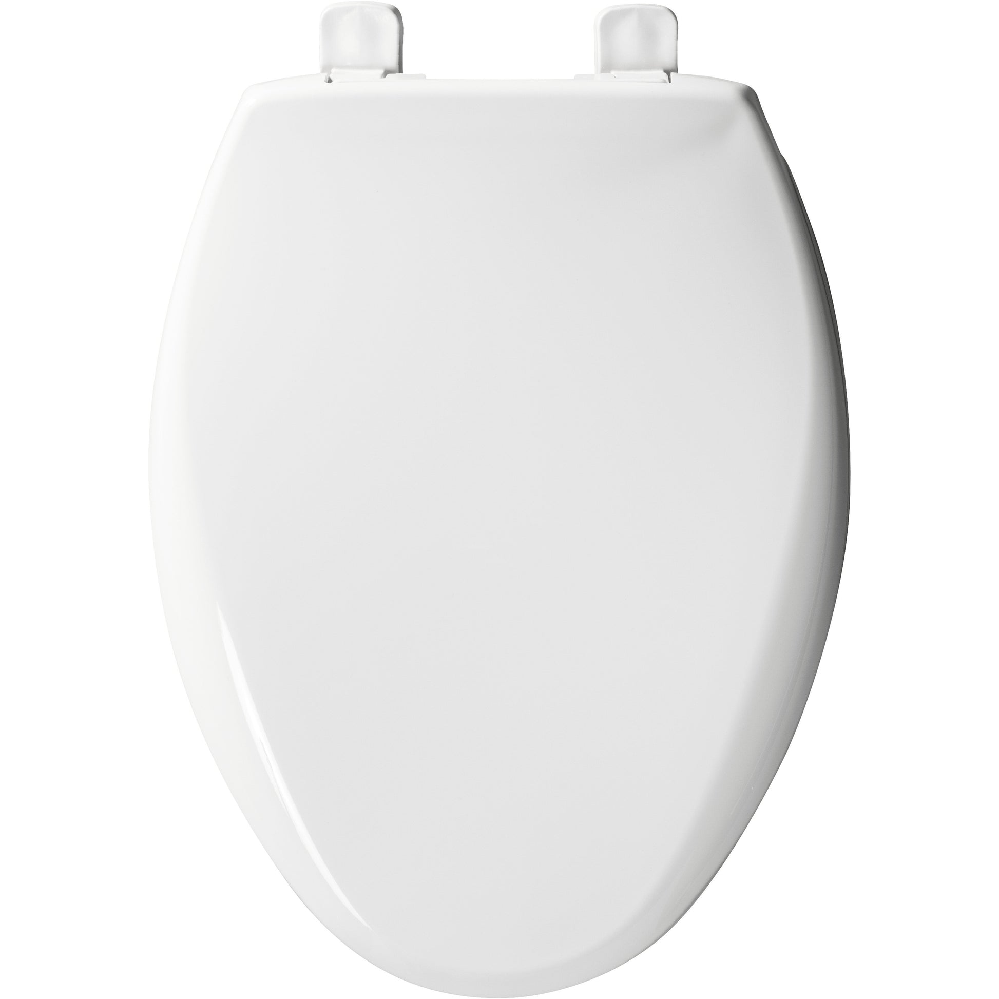 Bemis 7900TDGSL Elongated Hospitality Commercial Plastic Closed Front with Cover Toilet Seat in White Featuring Stay·Tite® Commercial Fastening System™, Whisper·Close®, Super·Grip® Bumpers, and DuraGuard® - White