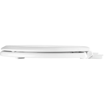 Bemis 888SLOW NextStep2® Round Enameled Wood Potty Training Toilet Seat in White Featuring Stay·Tite® Seat Fastening System™, Whisper·Close®, Precision·Fit®, and Easy·Clean® - White