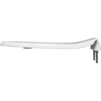 Bemis 955CT Round Open Front Less Cover Commercial Plastic Toilet Seat Featuring Stay·Tite® Commercial Fastening System™ Check Hinge - White