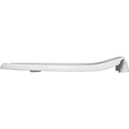 Bemis BB955CT Baby Bowl Open Front Less Cover Commercial Plastic Toilet Seat in White with Stay·Tite® Commercial Fastening System™, Check Hinges, and DuraGuard® - White