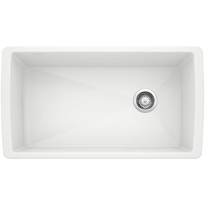 BLANCO 441767 Diamond Super Single Bowl Kitchen Sink - White
