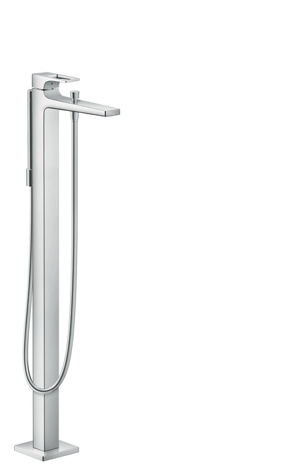 hansgrohe Metropol Freestanding Tub Filler Trim with Loop Handle and 1.75 GPM Handshower