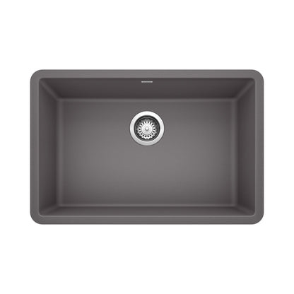 BLANCO 522427 Precis 27" Single Bowl Kitchen Sink - Cinder