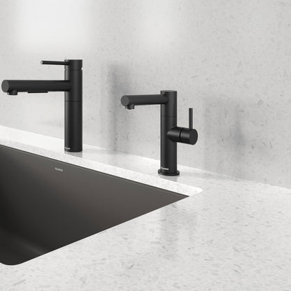 Matte Black - BLANCO Alta II Low Arc Beverage Faucet - RO Compatible