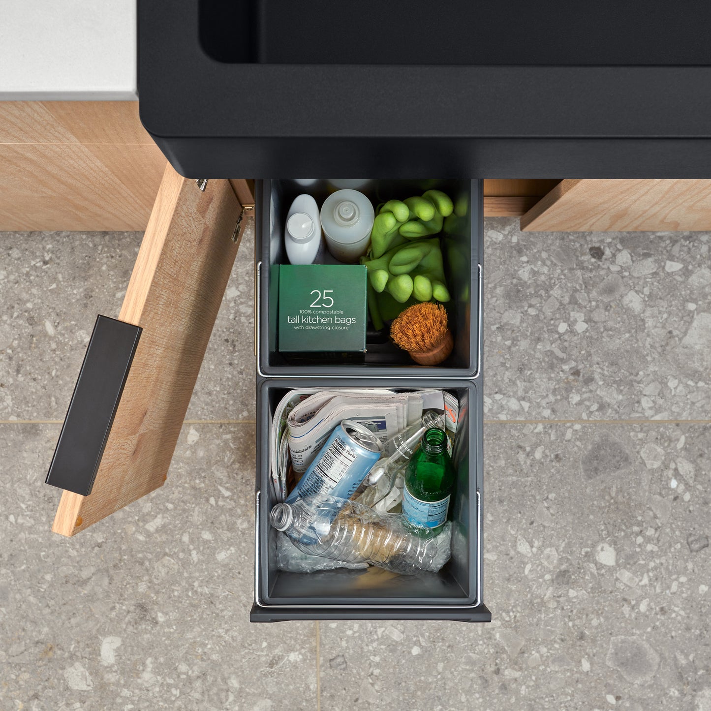 Black - BLANCO Botton II Storage System