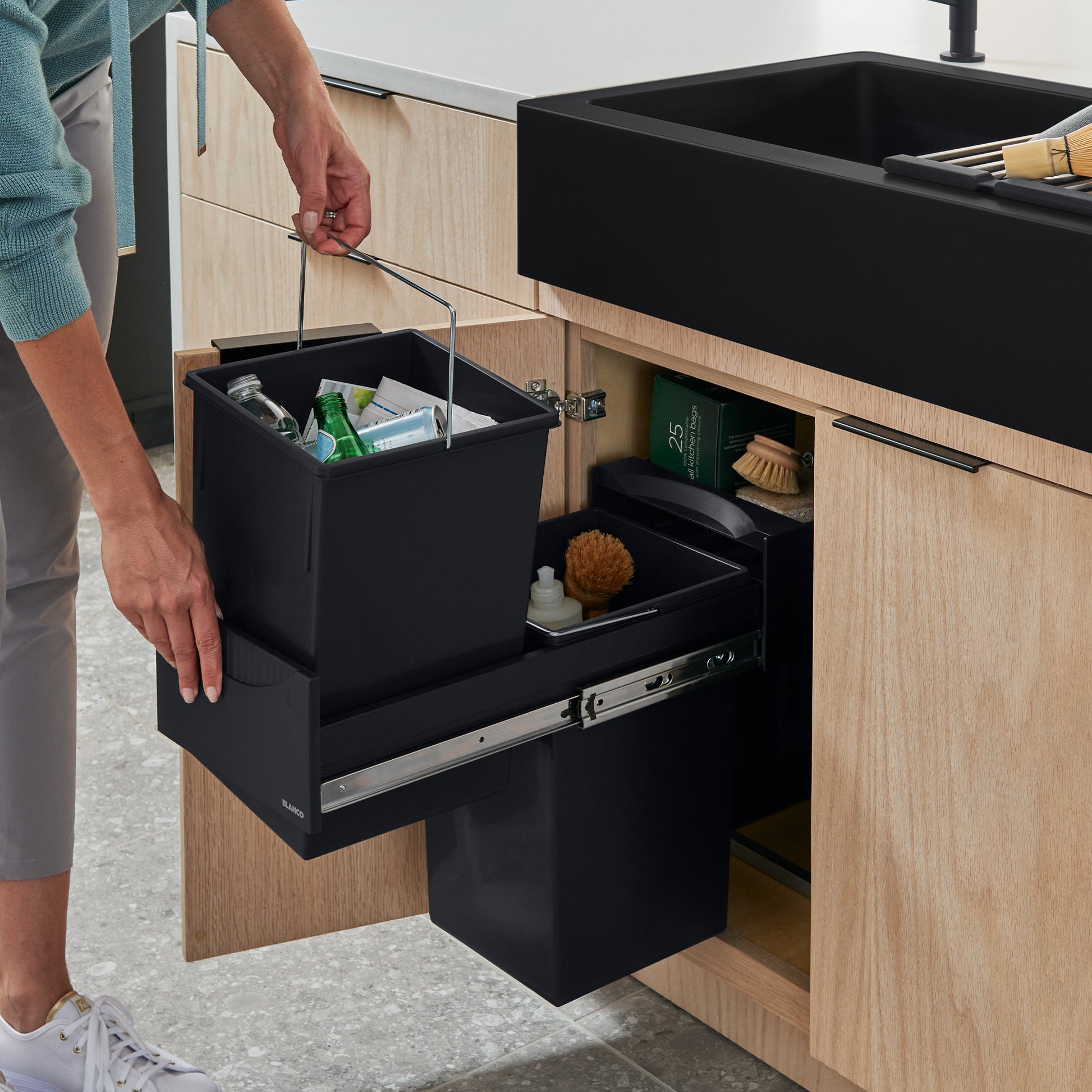 Black - BLANCO Botton II Storage System