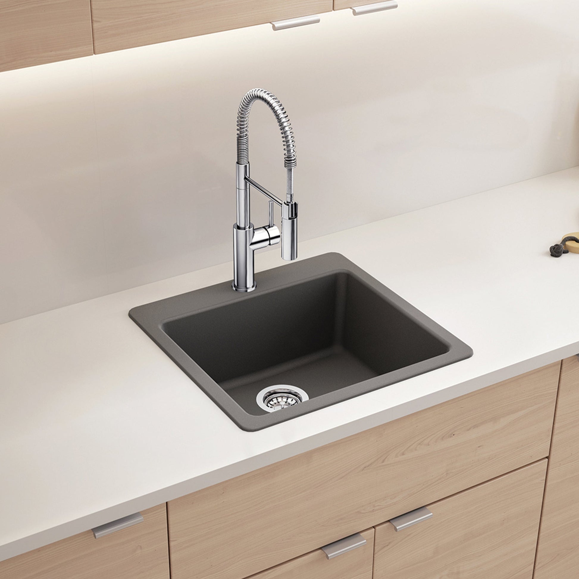 Chrome - BLANCO Catris Semi-Pro Pull-Down Dual-Spray Kitchen Faucet