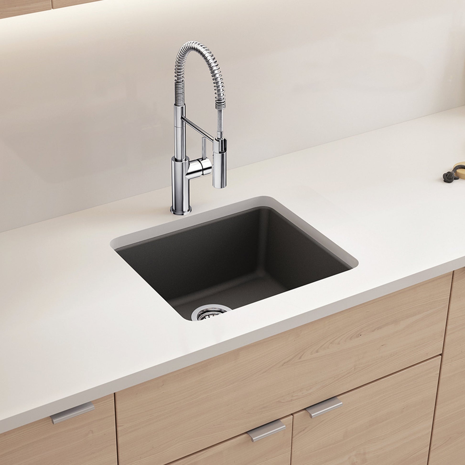 Chrome - BLANCO Catris Semi-Pro Pull-Down Dual-Spray Kitchen Faucet