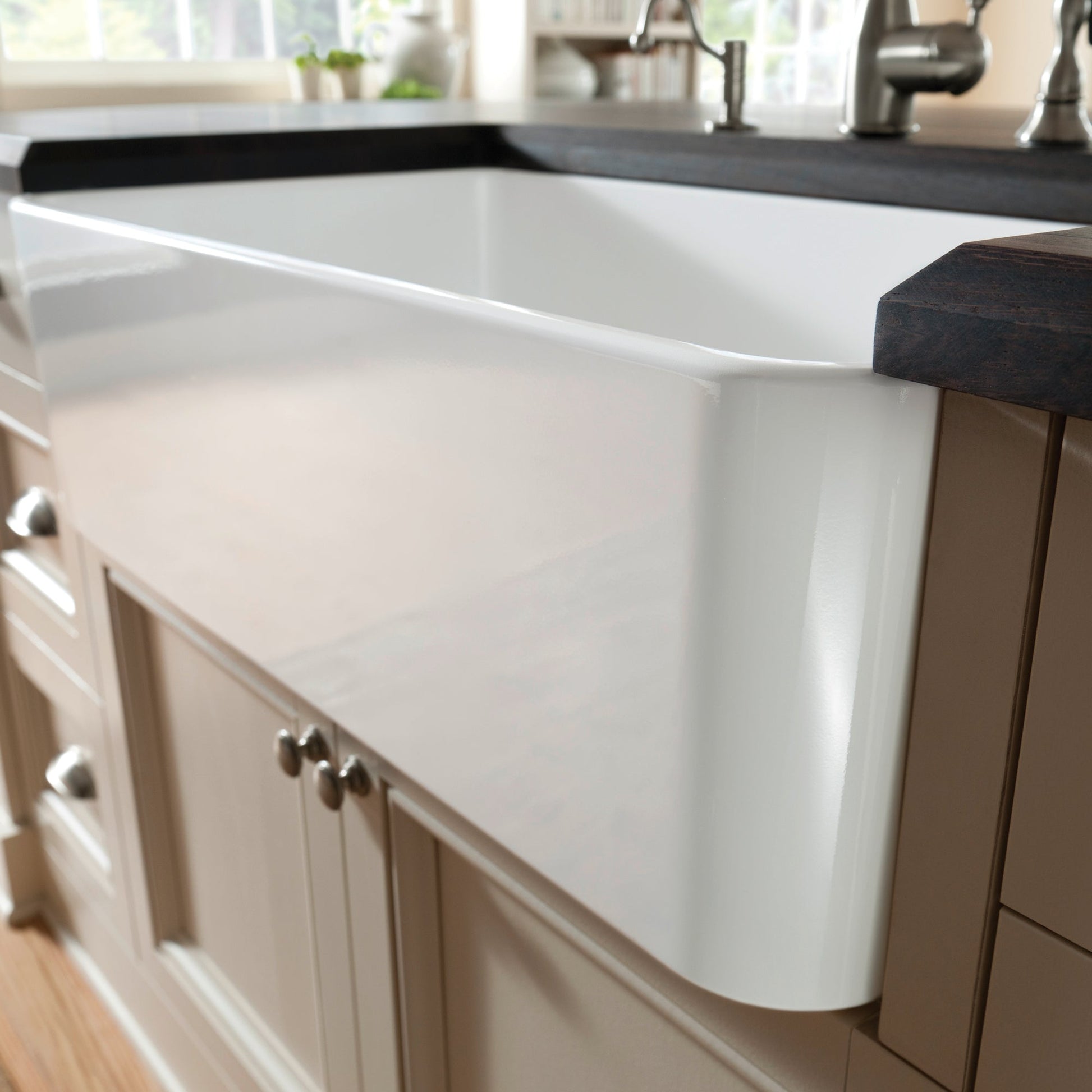BLANCO Cerana 30" Fireclay Single Bowl Apron-Front Farmhouse Sink