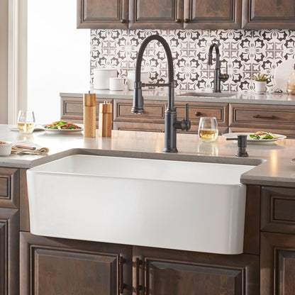 BLANCO Cerana 33" Fireclay Single Bowl Apron-Front Farmhouse Sink
