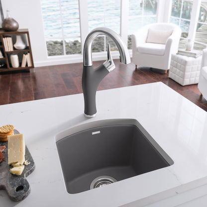 Cinder - BLANCO Diamond SILGRANIT 15" Dual Mount Bar Sink