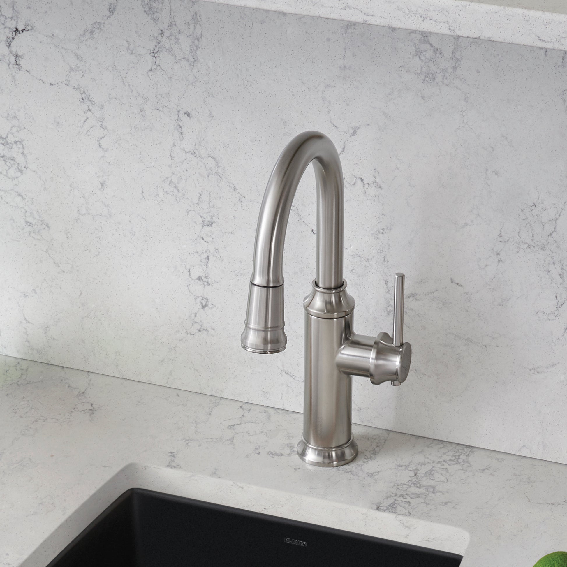 Pvd Steel - BLANCO Empressa Pull-Down Bar Faucet