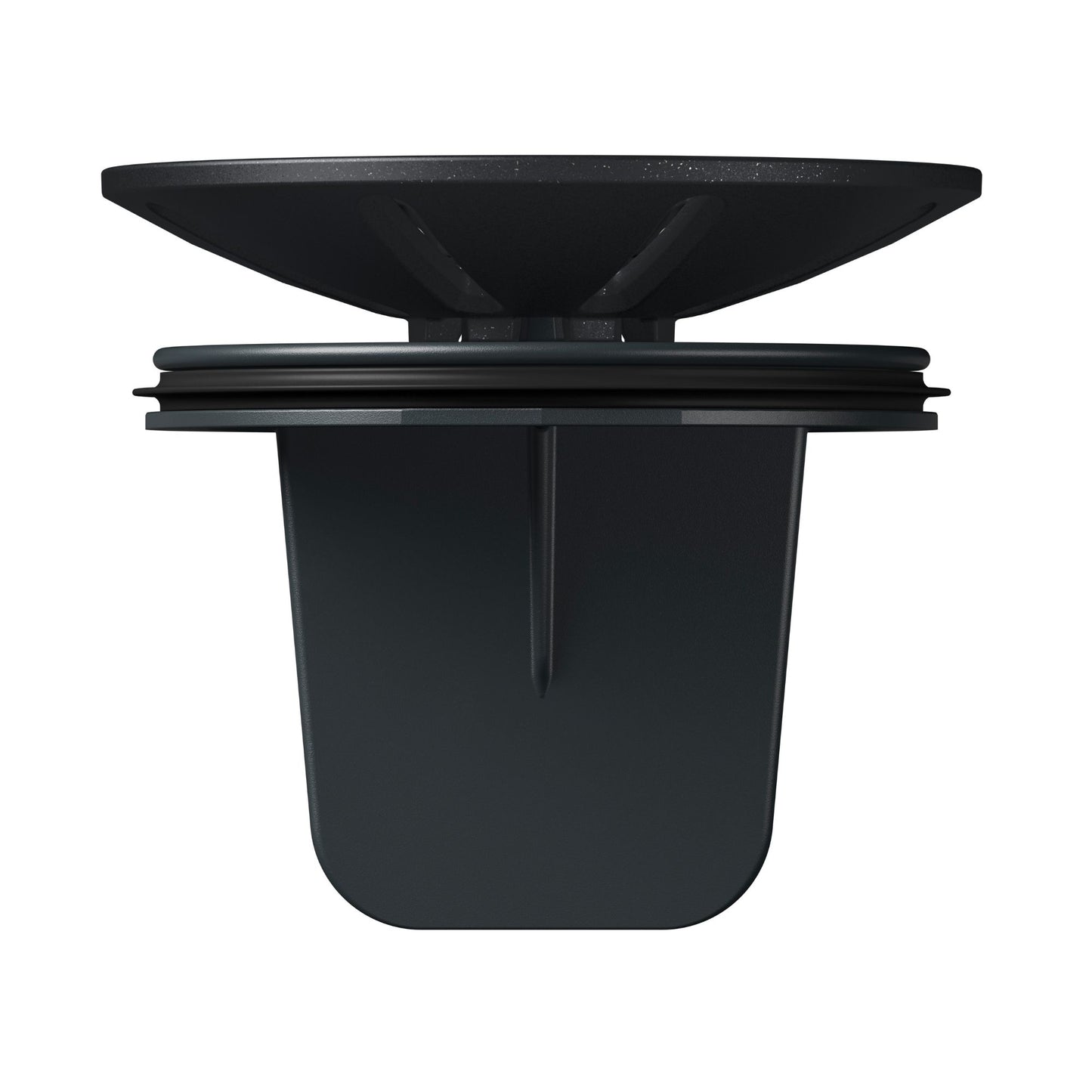 Anthracite - BLANCO Essential Silgranit Color-Matched Disposal Flange Insert with Waste Scraper