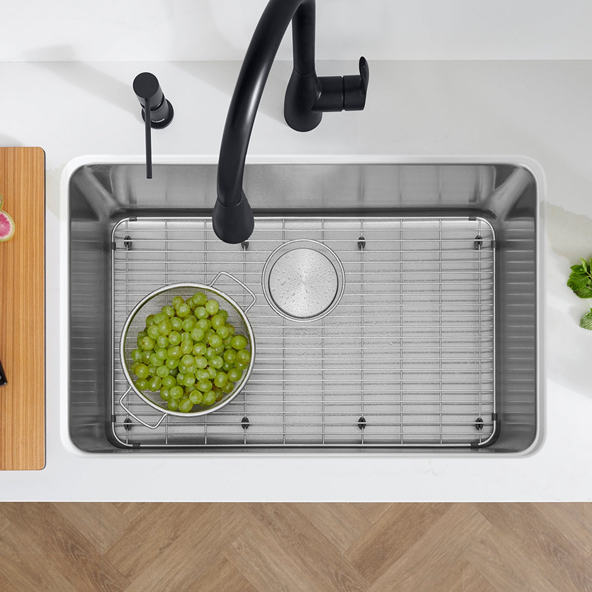 BLANCO Formera 28" Single Bowl Undermount Stainless Steel Kitchen Sink