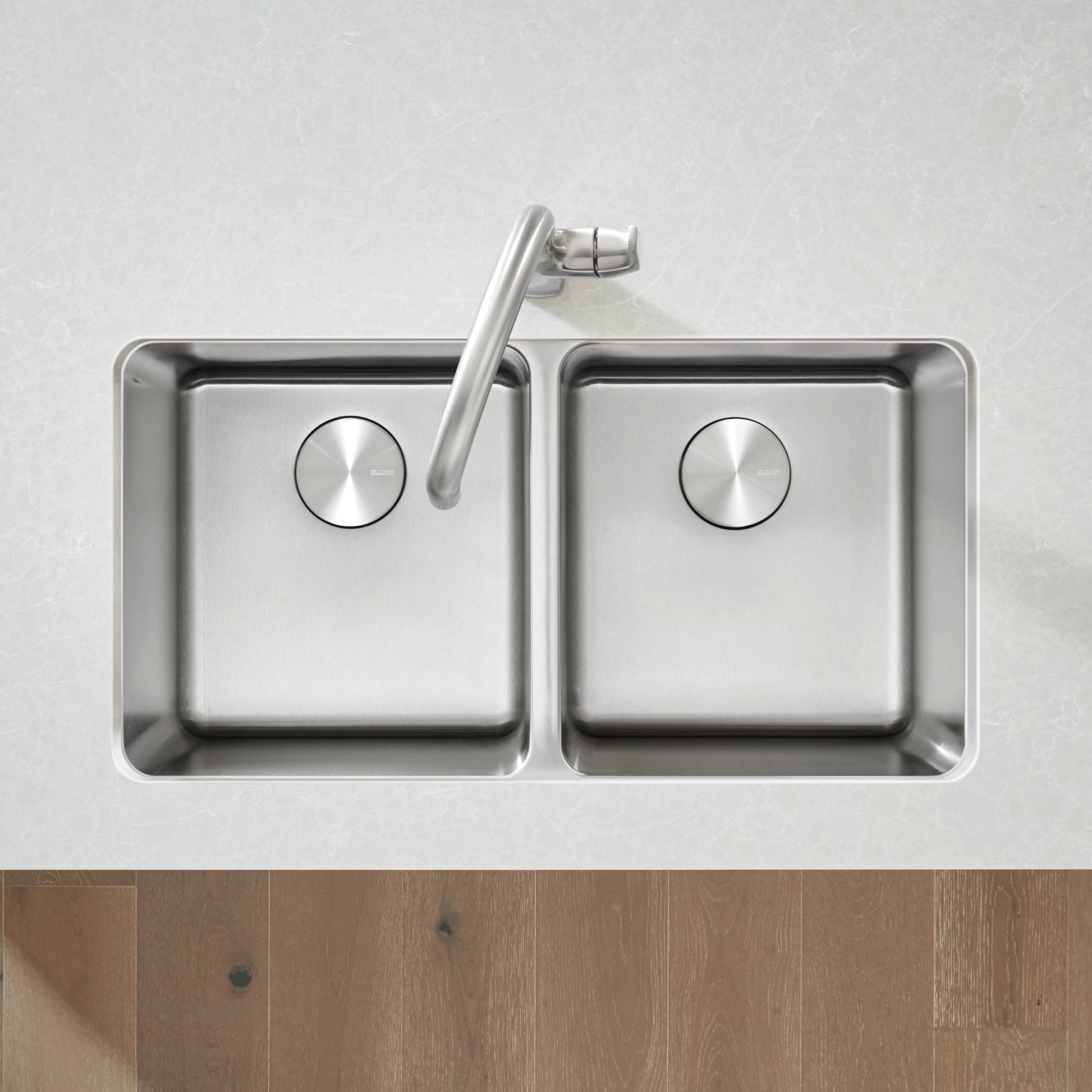 BLANCO Formera 33" 50/50 Double Bowl Undermount Stainless Steel Kitchen Sink