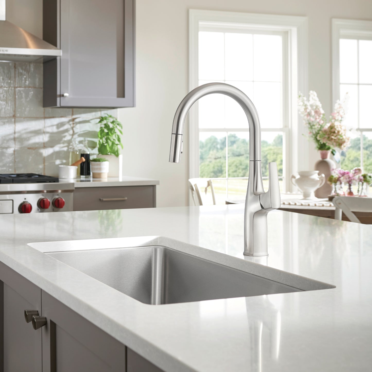 Satin Polished Finish - BLANCO Formera 33" Super Single Undermount Stainless Steel Kitchen Sink