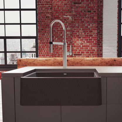 Café - BLANCO Ikon SILGRANIT 30" Single Bowl Apron-Front Farmhouse Sink