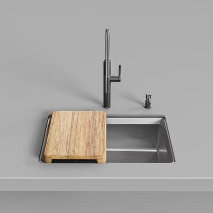 Satin Polish - BLANCO Inteos 30" Single Bowl Reversible Undermount Stainless Steel Workstation Kitchen Sink