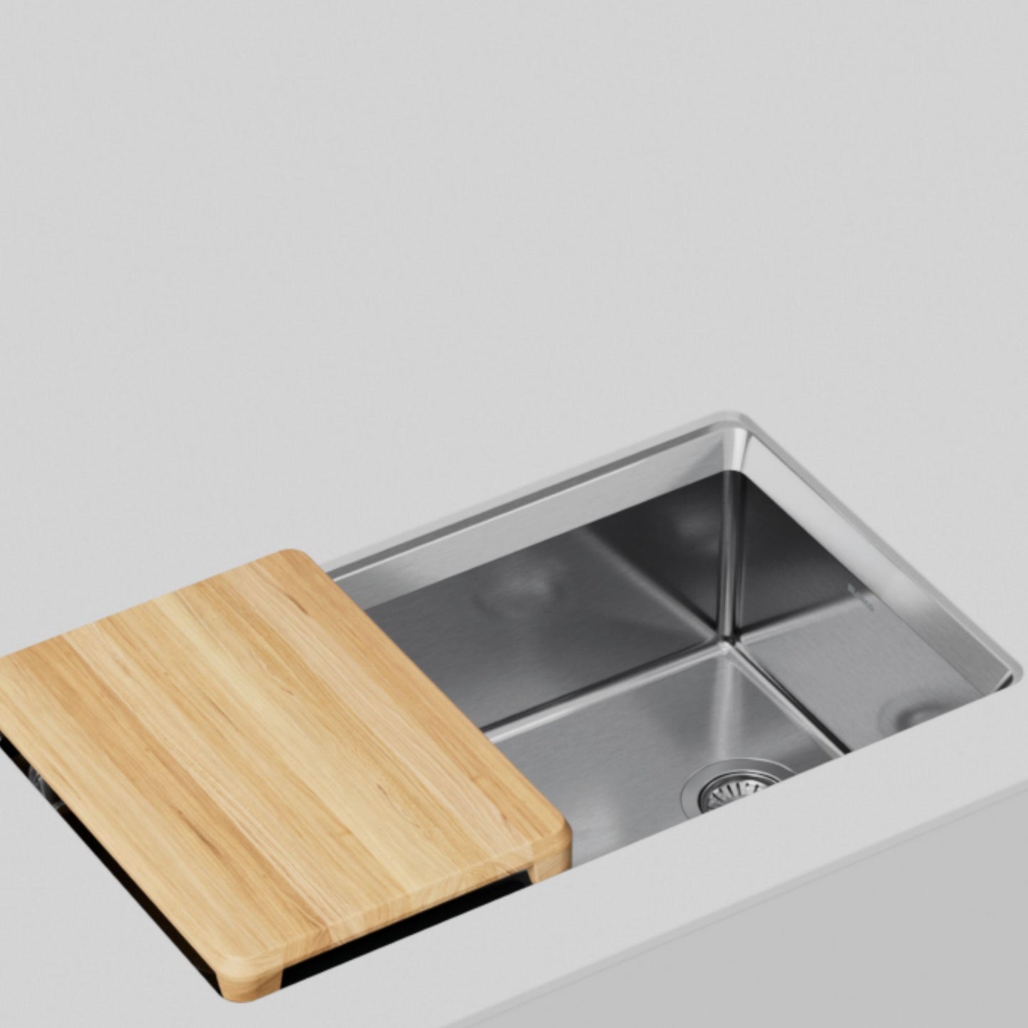Satin Polish - BLANCO Inteos 33" Single Bowl Reversible Undermount Stainless Steel Workstation Kitchen Sink