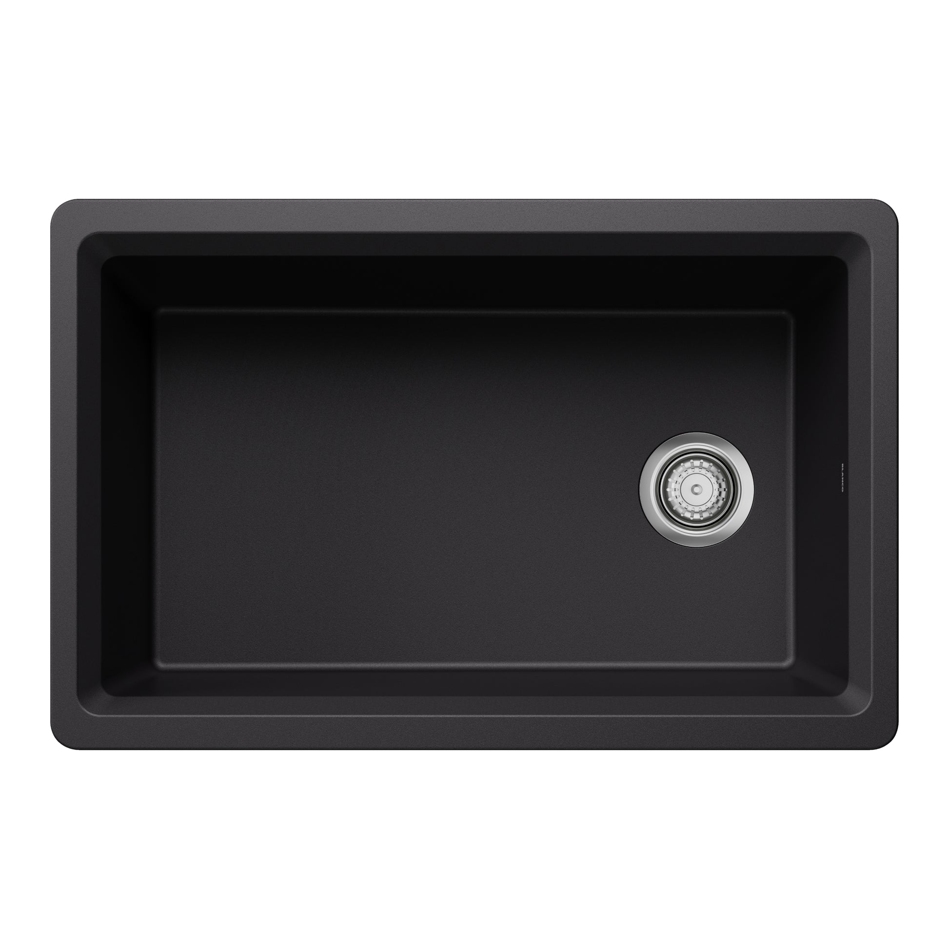 Coal Black - BLANCO Inteos SILGRANIT 30" Single Bowl Reversible Undermount Workstation Kitchen Sink