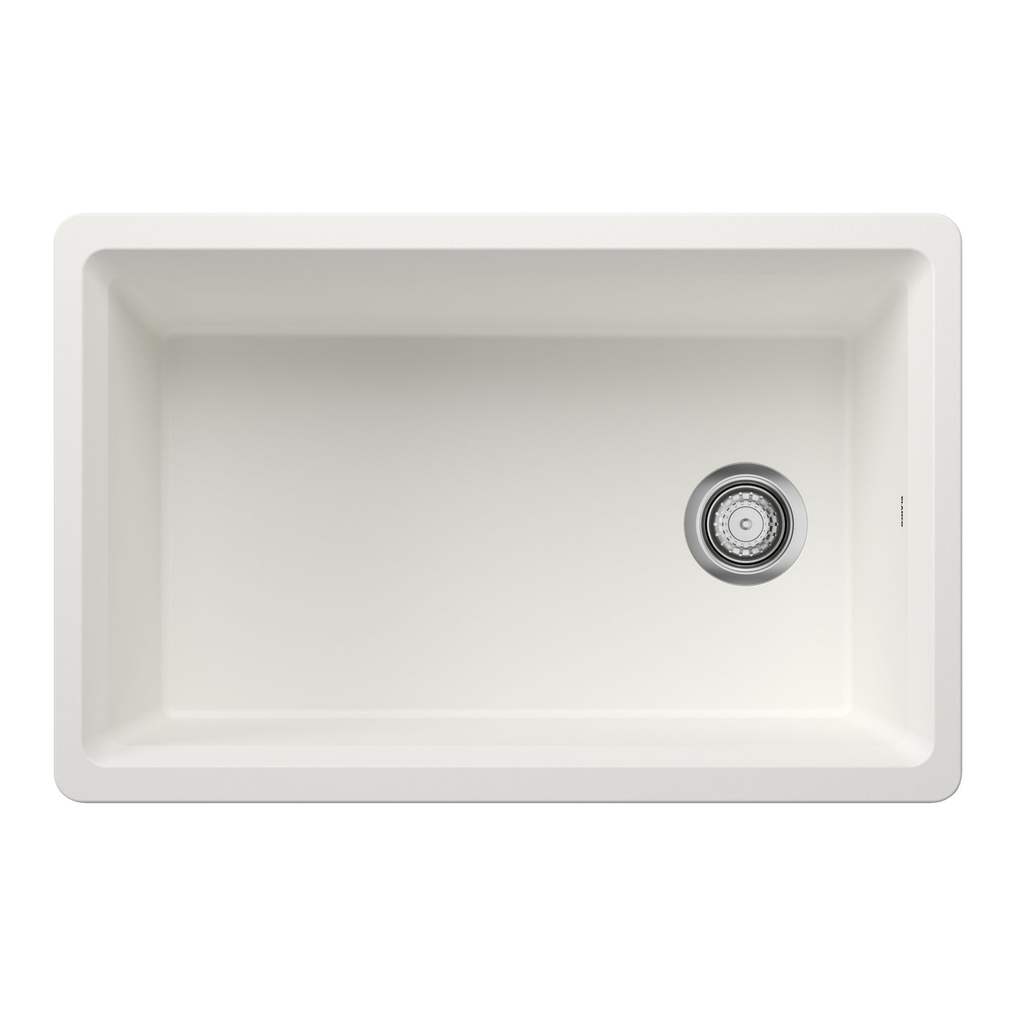 White - BLANCO Inteos SILGRANIT 30" Single Bowl Reversible Undermount Workstation Kitchen Sink