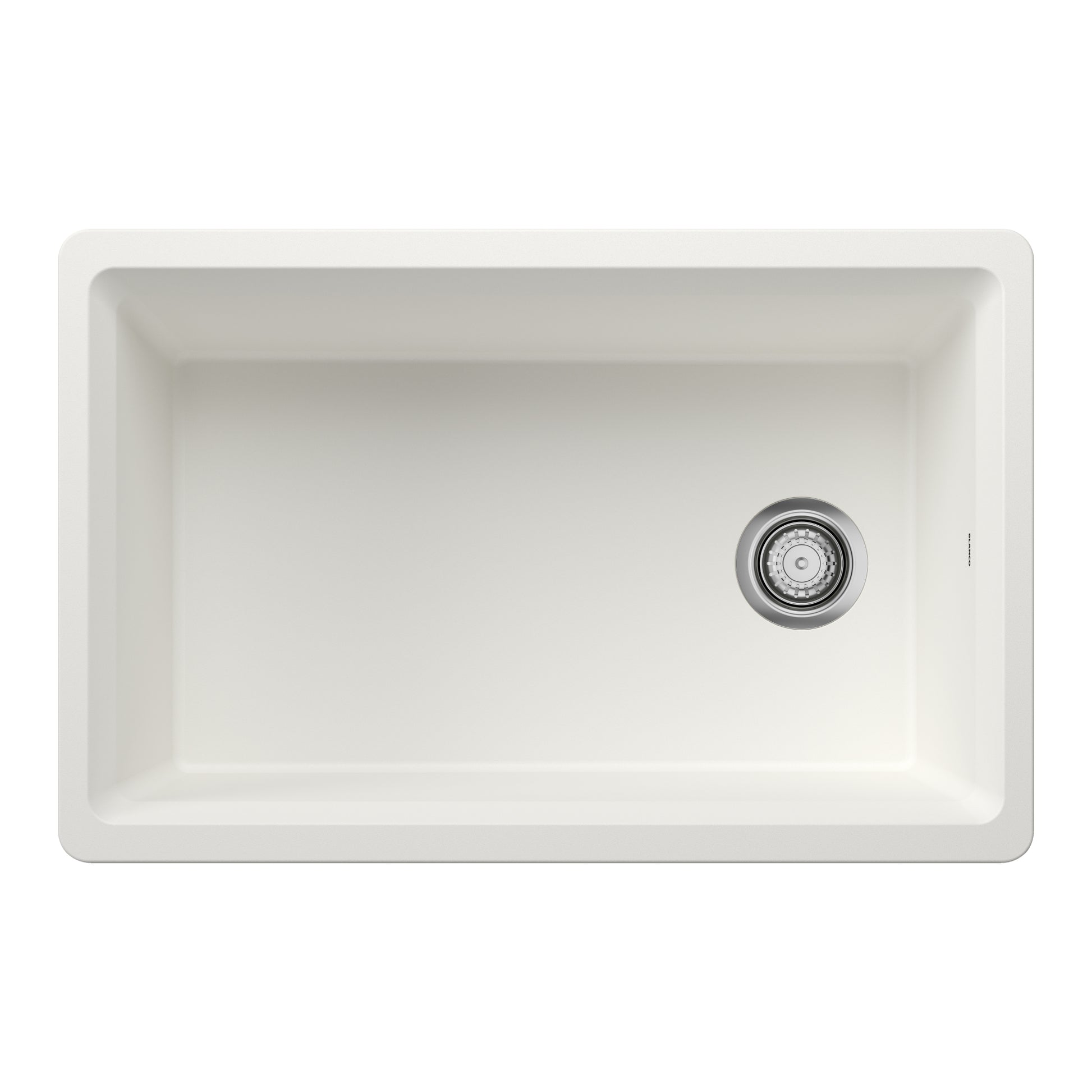 White - BLANCO Inteos SILGRANIT 30" Single Bowl Reversible Undermount Workstation Kitchen Sink