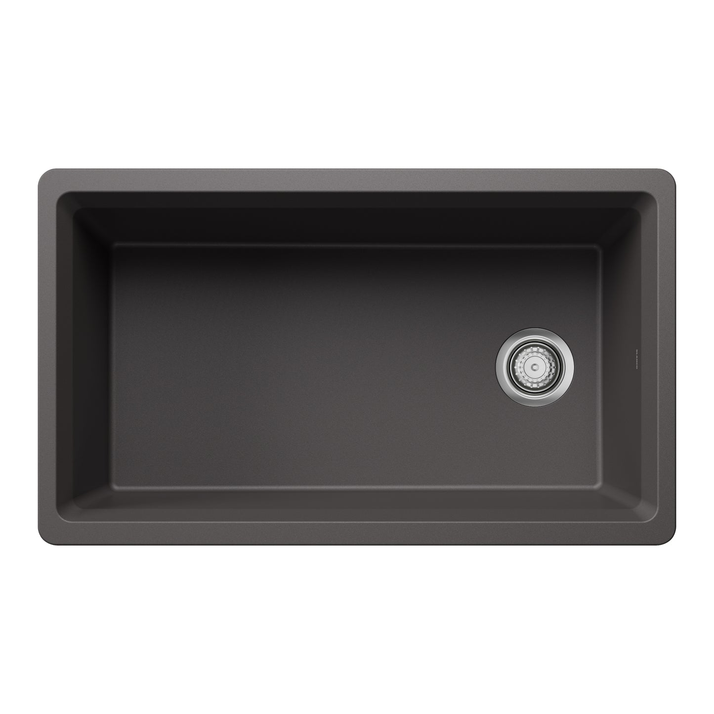 Cinder - BLANCO Inteos SILGRANIT 33" Single Bowl Reversible Undermount Workstation Kitchen Sink